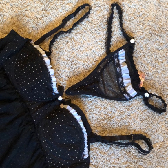 Babydoll Lingerie with thong - Picture 3 of 6